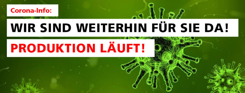 Corona-Virus: Plastikkarten Produktion läuft weiter in unserer Digitaldruckerei in Rutesheim (nahe Stuttgart)