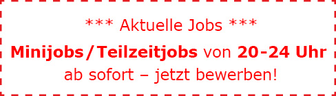 Aktuelle Jobangebote aus der Spezialdruckerei für Plastikkarten-Produktion, UV-Offsetdruck, Digitaldruck, Lentikulardruck in Rutesheim Stuttgart - mehrere Minijobs / Teilzeitjobs ab sofort in der Abendschicht